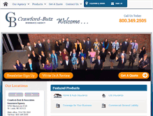 Tablet Screenshot of crawfordbutz.com